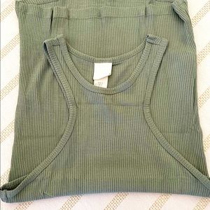H&M Sage tank size S